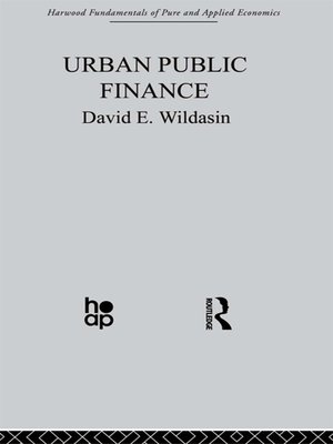 cover image of Urban Public Finance